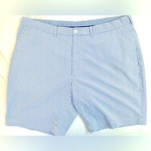 Big and Tall Ralph Lauren Polo Men’s Seersucker Golf Shorts. Size 42